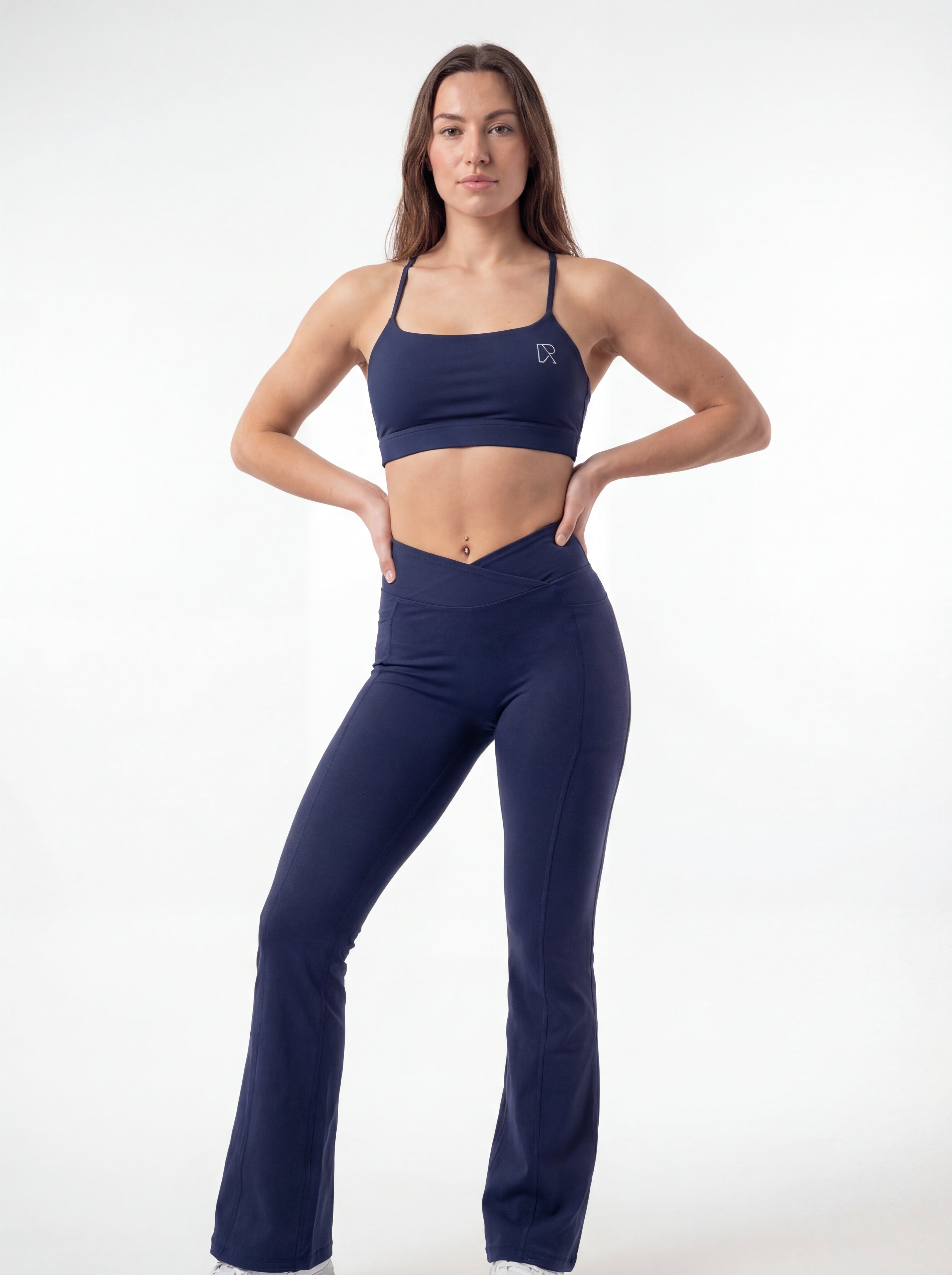 DRAIV Dámské Legíny Zvonové - Navy Blue