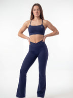 DRAIV Dámské Legíny Zvonové - Navy Blue