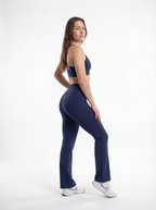 DRAIV Dámské Legíny Zvonové - Navy Blue